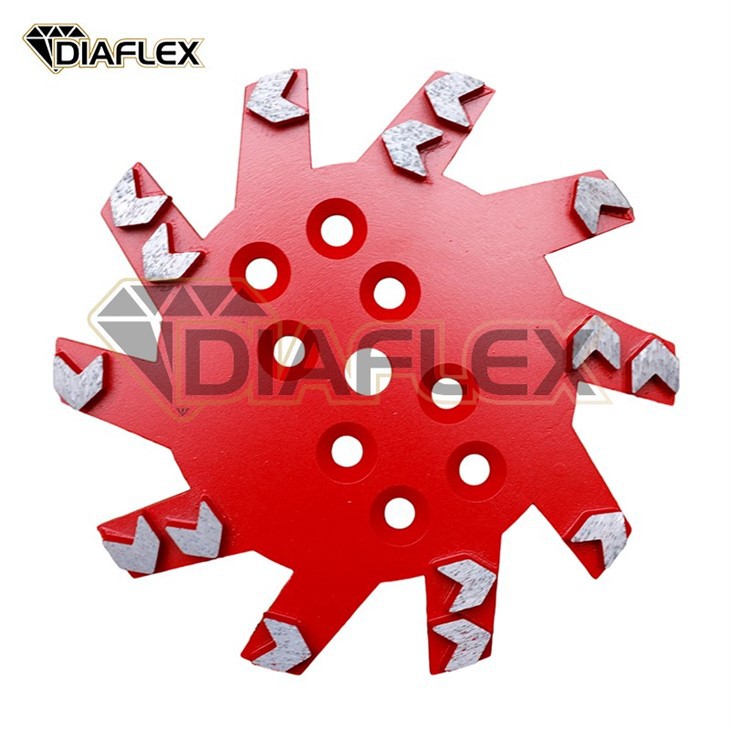 10inch 15 ARROW SEGMENT GRINDING PLATES